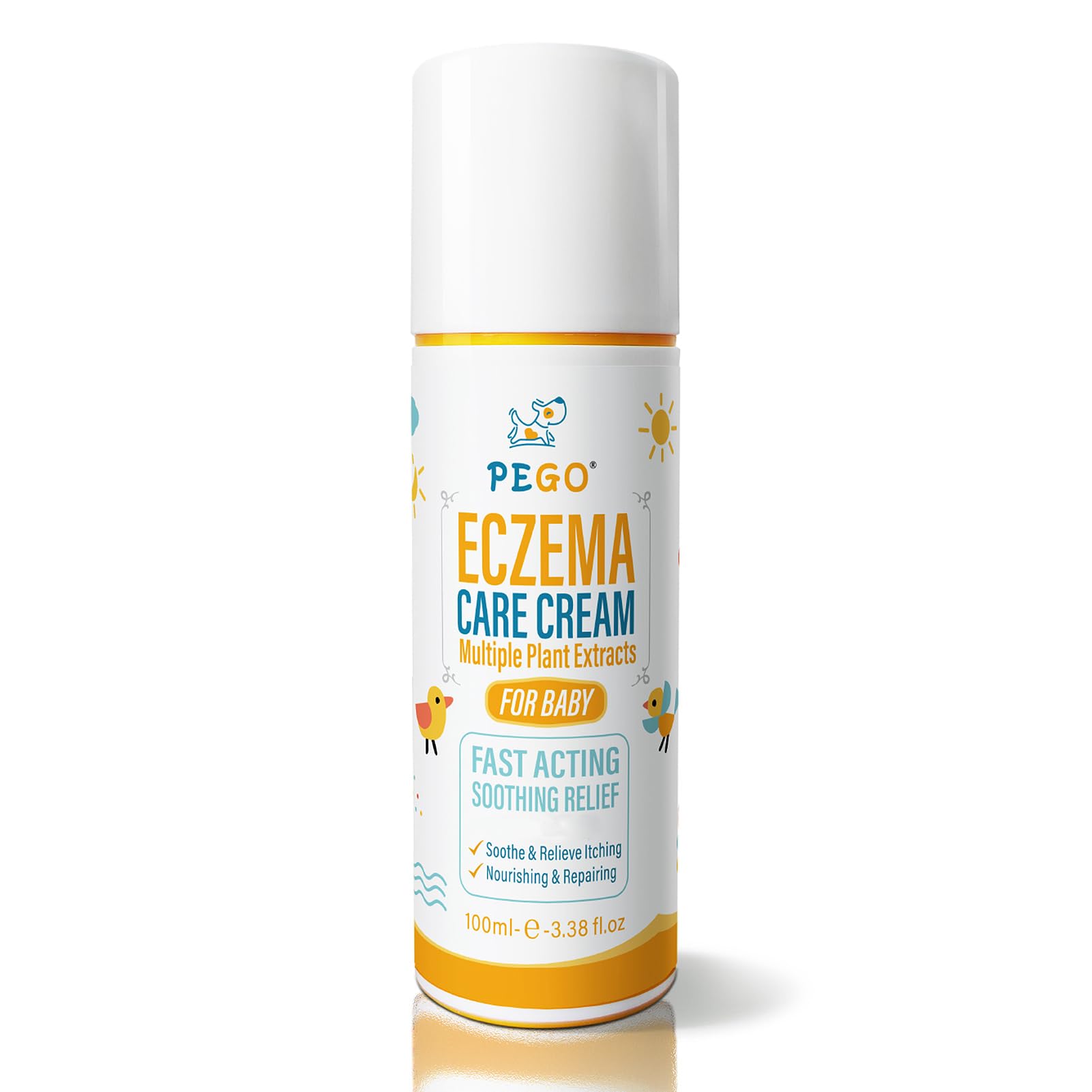 Baby Eczema Cream - Kids Eczema Therapy & Relief Body Cream, Nourishing Skin Protectant Soothes & Relieves Dry, Hypoallergenic, 