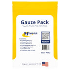 MFASCO First Aid Kit Refill Supplies Gauze Pack Refill