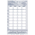 Ezy Dose 32-Day Calender View Tray for Pill, Medicine, Vitamin, Use with Unit Dose Cold Seal System Planner