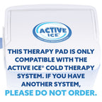 Polar Active Ice Large Universal Therapy pad 12.5    x 22.5    with Two Detached Belts. Use only with The Polar #AIS Therapy Sys