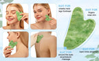 Sbnnfikeb Jade Roller and Gua Sha Set,Gua Sha Facial Tools,Face Roller,Jade Roller for Face,Guasha Tools for Face,Self Care Kit