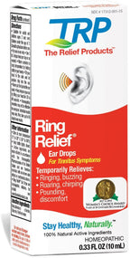 Ring Relief Homeopathic Ear Drops - 0.33 OZ, Pack of 3