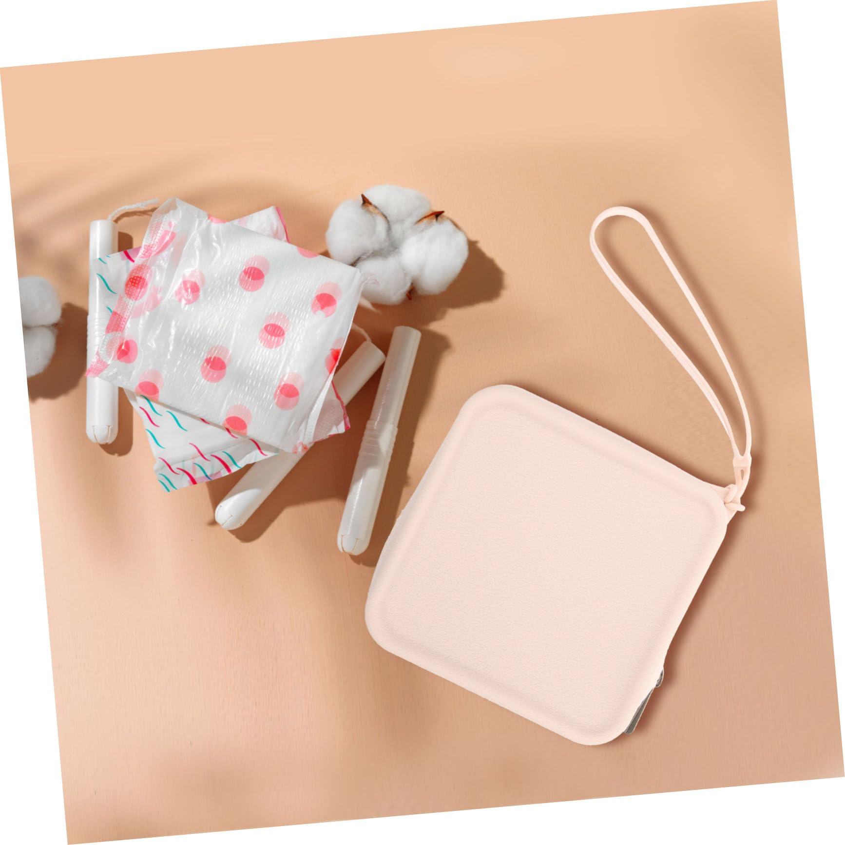 Gogogmee Sanitary Towels Storage Bag Vintage Disc Box Female Menstrual Towel Female Menstrual Pad Female Bag Travel Silica Gel P
