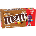 M&MS Caramel Chocolate Candy, Full Size 2.83 oz Bag, Pack of 24 Bulk Candy Chocolate
