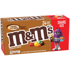 M&MS Caramel Chocolate Candy, Full Size 2.83 oz Bag, Pack of 24 Bulk Candy Chocolate