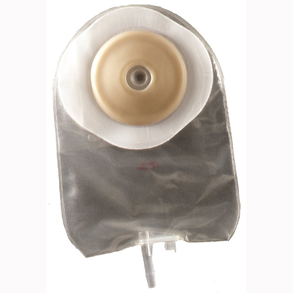 ConvaTec 175790 ActiveLife One-Piece Convex Urostomy Pouch with Pre-Cut Durahesive Skin Barrier, Fold Over Tap, 8 Pouch, Transpa