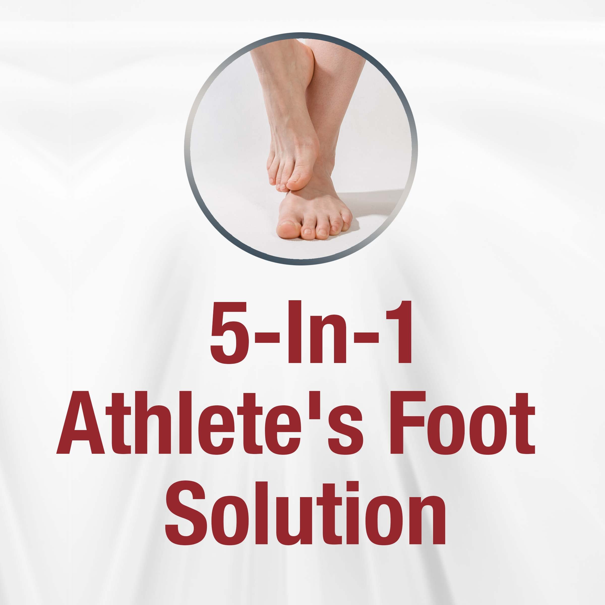 Kerasal 5-In-1 Athletes Foot Invisible Powder Spray, Athletes Foot Spray, 2 oz