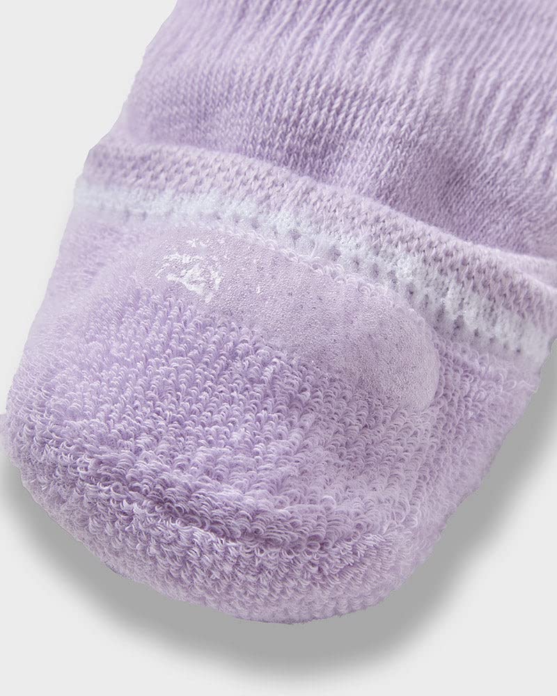 32 DEGREEES Women's 6 Pack Comfort No Show Socks | Anti-Odor | Heel Grips | Arch Support | Active | Casual | Work, Pink/Purple/G
