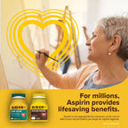 Bayer Aspirin Low Dose 81 mg, Enteric Coated Tablets, Doctor Recommended, Secondary Prevention of Cardiovascular Disease, 300 Sa