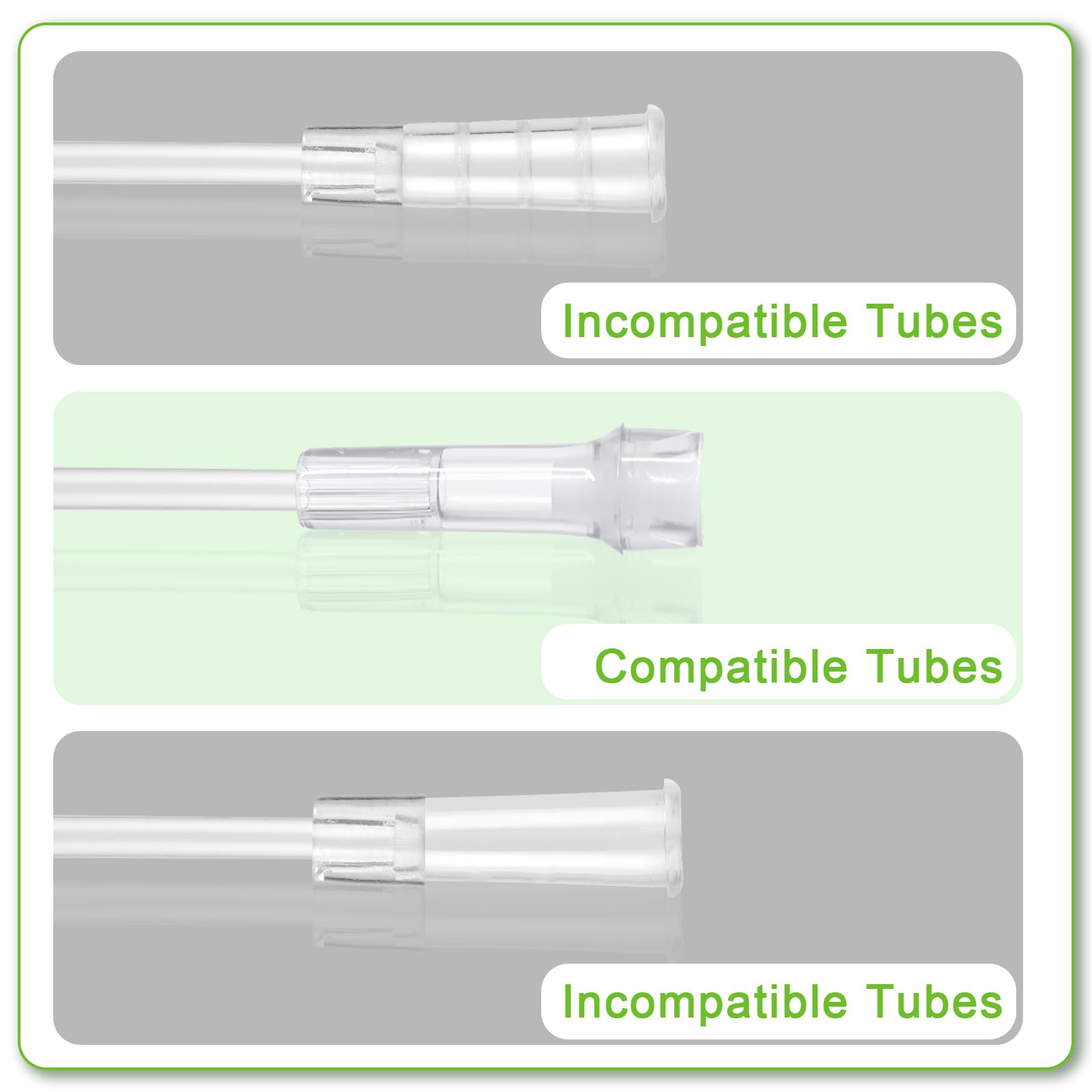 10 Pack Swivel Connector for Oxygen Tubing - Cannula Connector, Avoid Tangling (Male to Male)