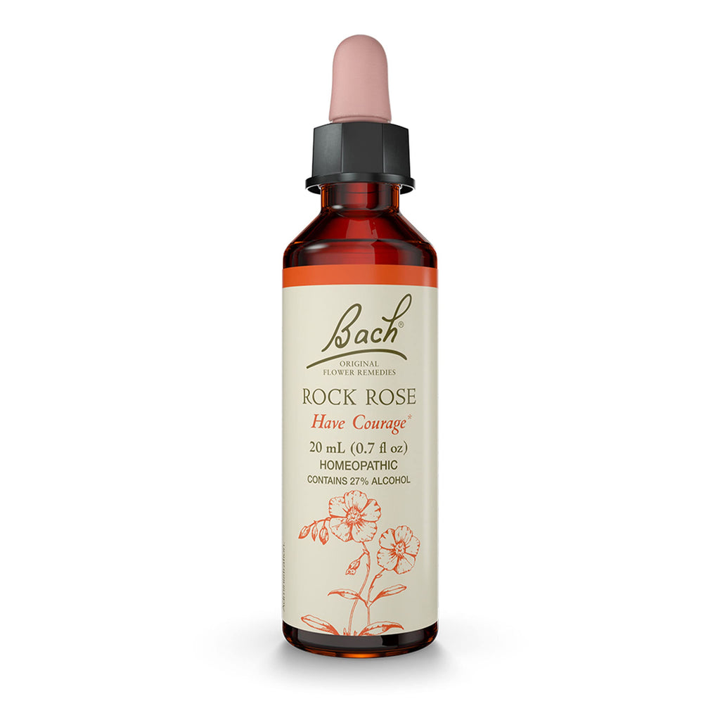Bach Original Flower Remedy Dropper 20 ml Flower Essence, Rock Rose, 0.7 Fl Oz