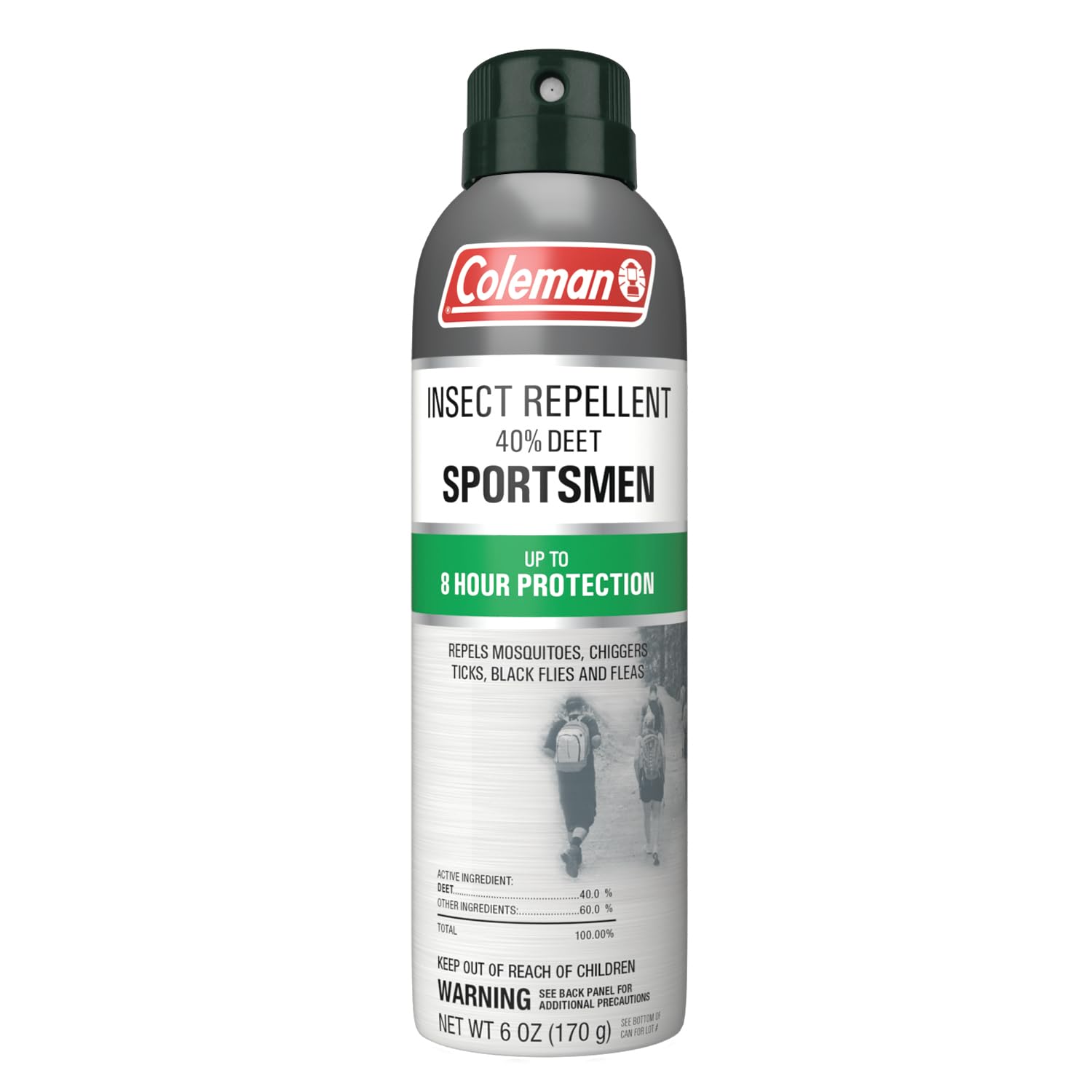 Coleman Insect Repellent Spray - 40% DEET Insect Repellent Spray, Protection Against Ticks, Mosquitoes, chiggers, gnats, Fleas, 