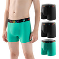Carer Boys Incontinence Underwear Washable Kids Cotton Incontinence Boxer Briefs with Front Absorbency 100ml Reusable Leak Proof