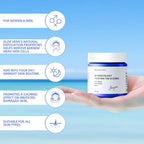 Natural Soothing Eczema Cream | Made with Sea Moss & Oats for Sensitive Skin - Hydrate Eczema Cream for Dry Skin - 4FL oz