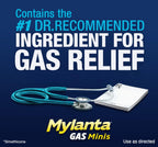 Mylanta Gas Mini Chewable Tablets, Assorted Fruit 50 Count (6 Pack)