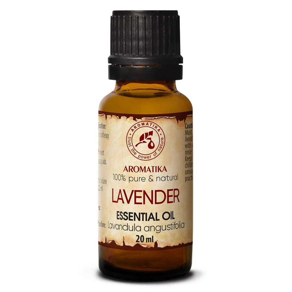 Lavender Essential Oils 0.68 Fl Oz - Lavanda Essential Oil - Lavandula Angustifolia - Bulgaria - 100% Pure - Beauty - Aromathera