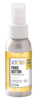 Aura Cacia Essential Solutions Mist, Panic Button, 2 Fluid Ounce