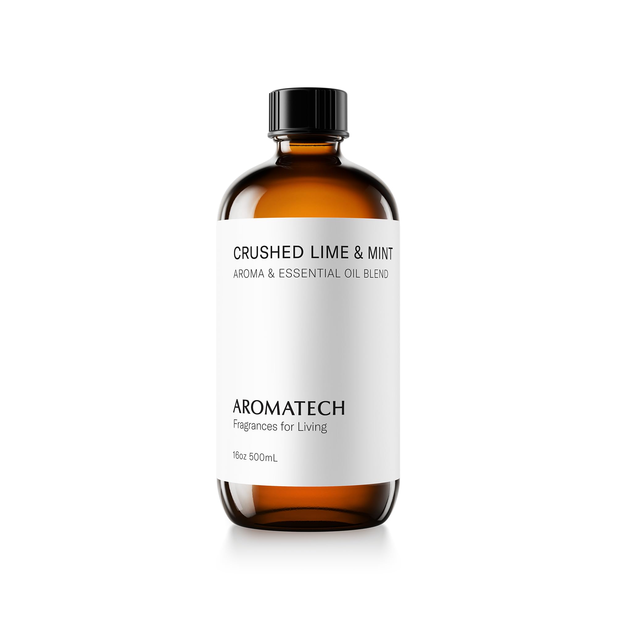 AromaTech Crushed Lime & Mint Aroma Oil for Scent Diffuser - 500 Milliliter