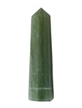 Crystal Heaven Light Green Aventurine Crystal Tower Obelisk Point For Chakra, Healing And Balancing  Aaa Grade Original Certifi