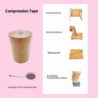 Body Stomach Compression Tape- Extra Wide Kaotic Belly Tape for Body Shaping& Workout& Sweater Enhancer& Skin Protection (Skin C