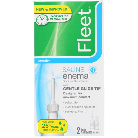 Fleet Saline Enema - Twin Pack (4.5 fl oz)