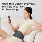 ULUCKY Portable Cordless Heating Pad - Feather-Light Yoga Fabric, Barely-There Comfort, Smart APP Timer, 3 Heat Levels, USB Magn