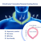 Neck Cooling Tube Ice Neck Cooler Ring Reusable Summer Cooler for Outdoor Indoor Activities Portable Design for Heat Relief & Sp
