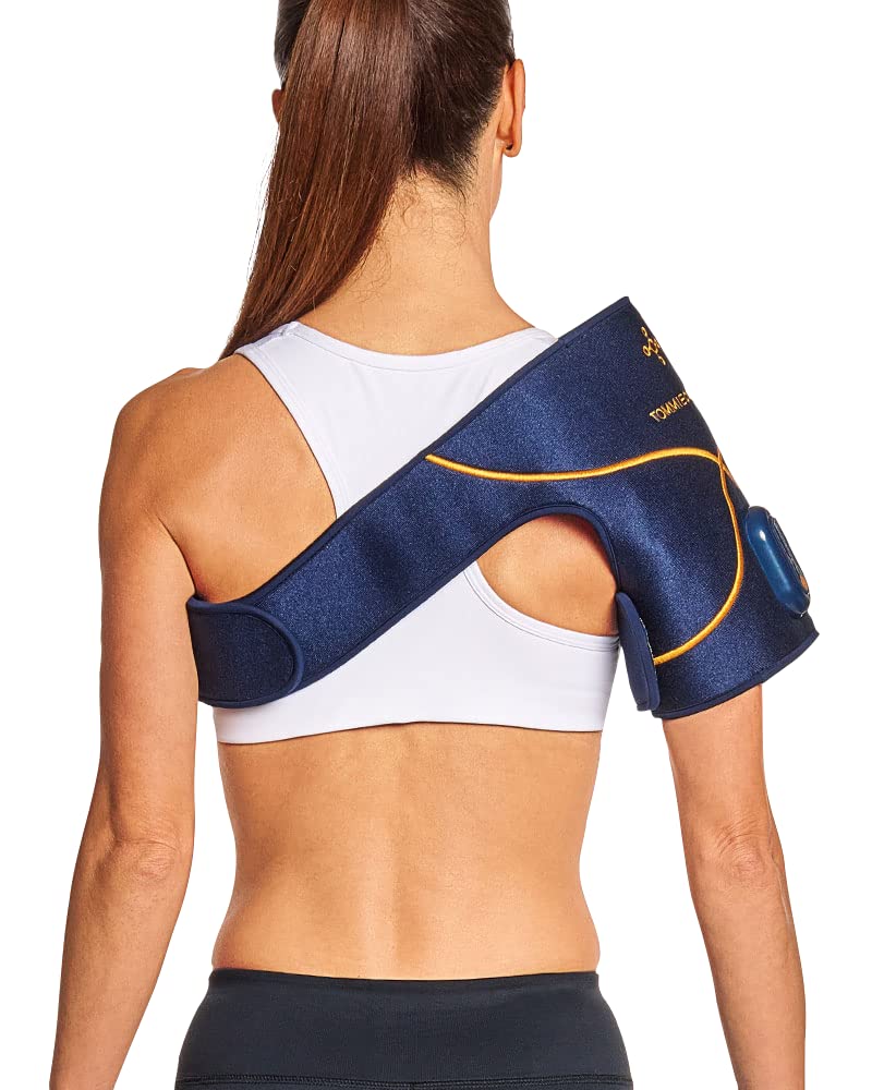 Tommie Copper Infrared Therapy for Shoulder - Unisex Rechargeable Red Light Therapy Support for Muscle Aches and Pain Associated