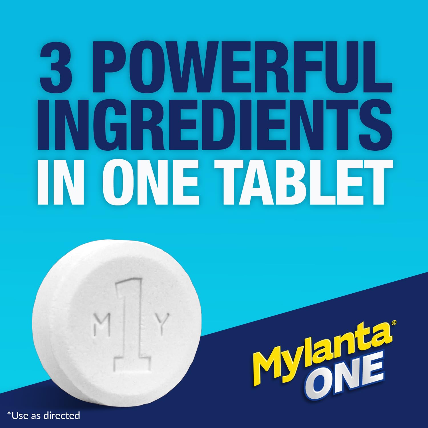 Mylanta One, Lemon Mint Flavor, 50 Count, EcoCare PCR