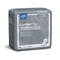 Medline ContourPlus Bladder Control Pads, Ultimate Absorbency, 8 x 17 Inches, Bag of 28