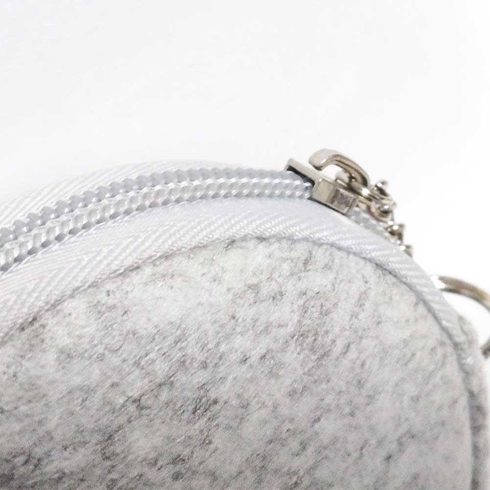 Portable Pill Box Storage Bag Used to Protect The Pill Case Prevent Breakage and Pill Scattering Caused by Falling (Light Grey B