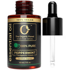 USDA Organic Peppermint Essential Oil - 100% Pure for Hair, Skin and Aromatherapy - Relaxation & Concentration - Non-GMO, Therap