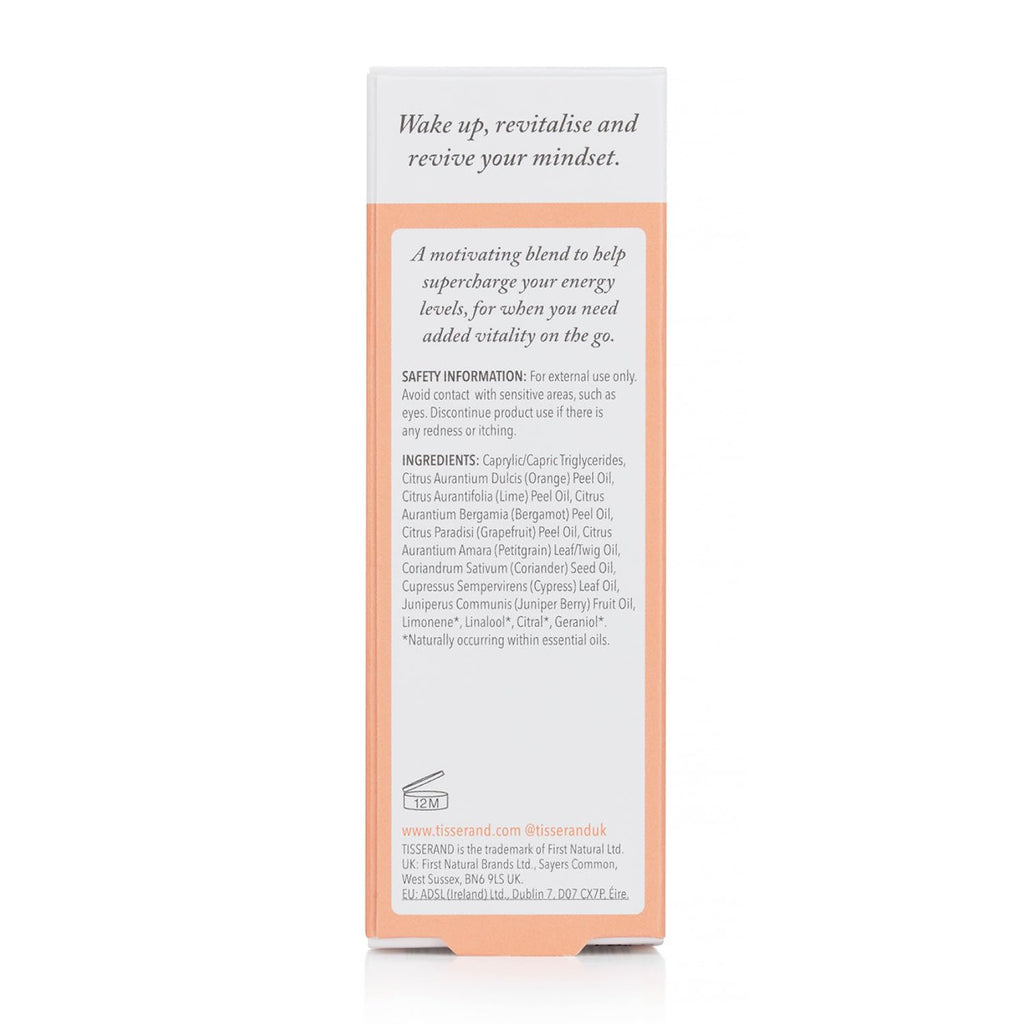 Tisserand Aromatherapy Energy Boost Pulse Point Roller Ball, 10 ml