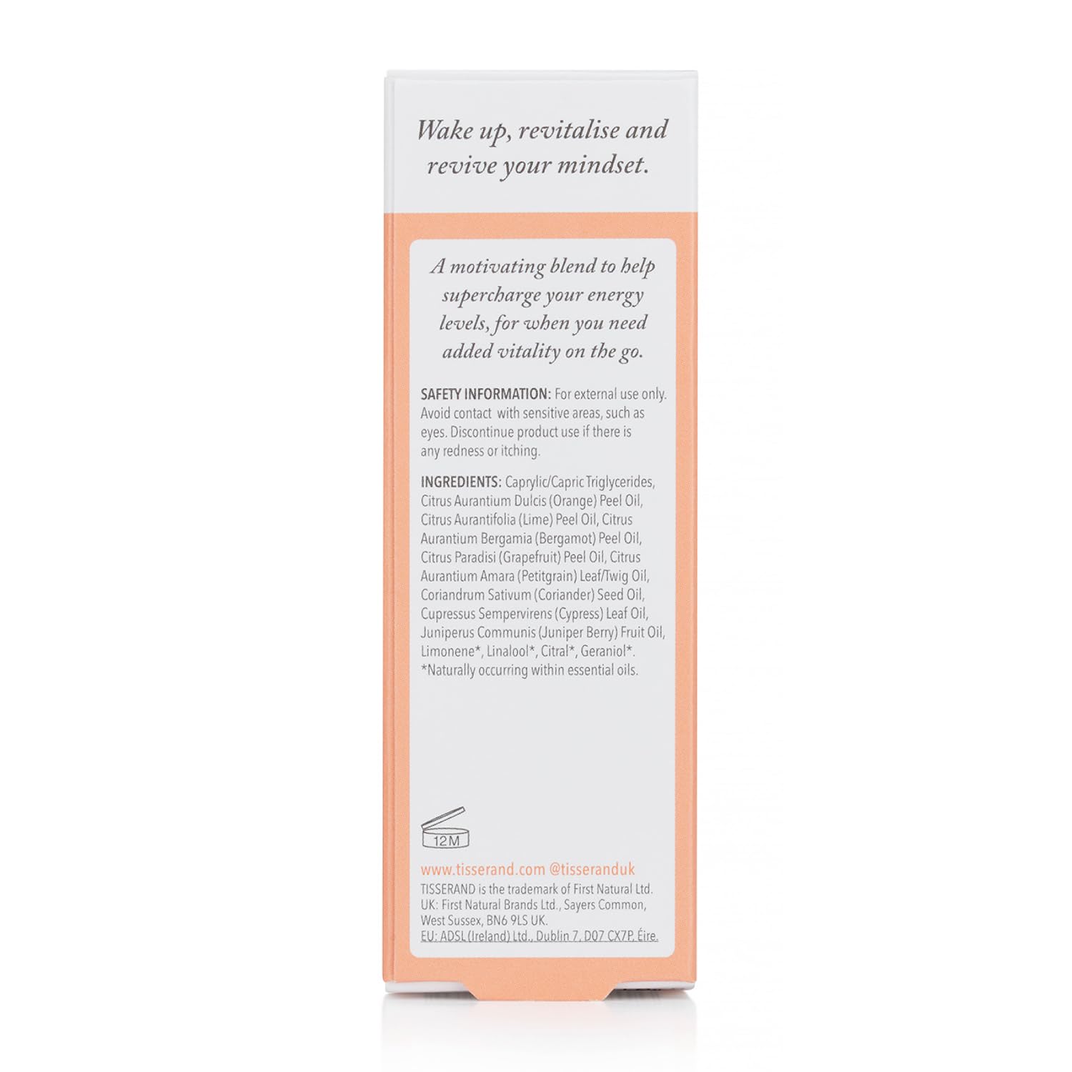 Tisserand Aromatherapy Energy Boost Pulse Point Roller Ball, 10 ml