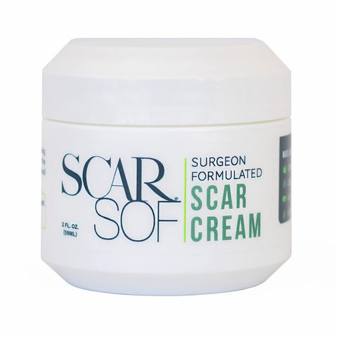 ScarSof Scar Cream - Advanced Scar Cream Made with 100% Organic Aloe Vera and All Natural Emu Oil - Helps Scar Appearance and Ov