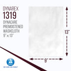 Dynarex Personal Cleansing Washcloth - Pre-Moistened Wet Wipes with Lanolin & Aloe Vera - Disposable Sheets for Incontinence, Pe
