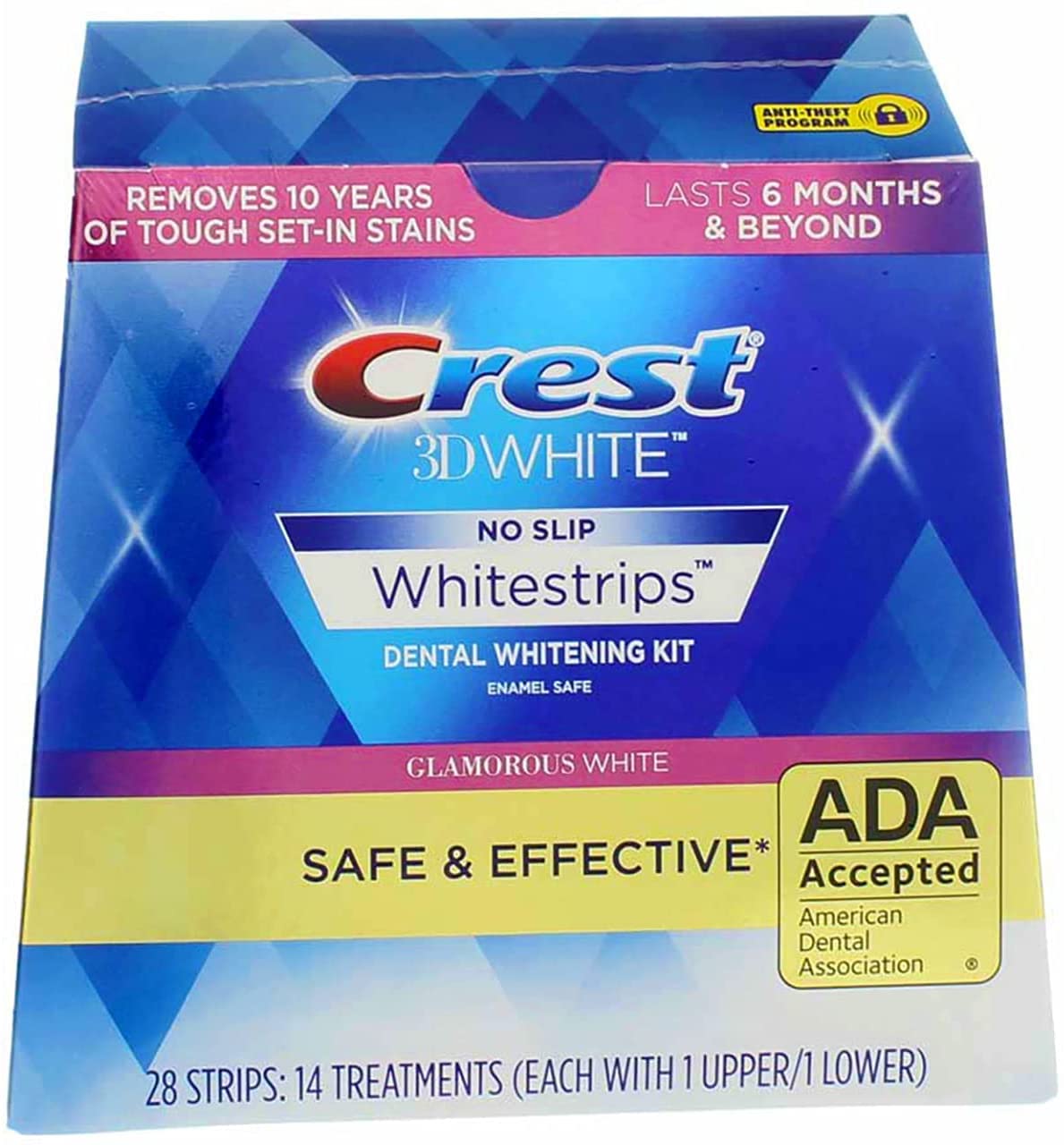Crest 3D Whitestrips Glamorous White 28 Count (Pack of 2)
