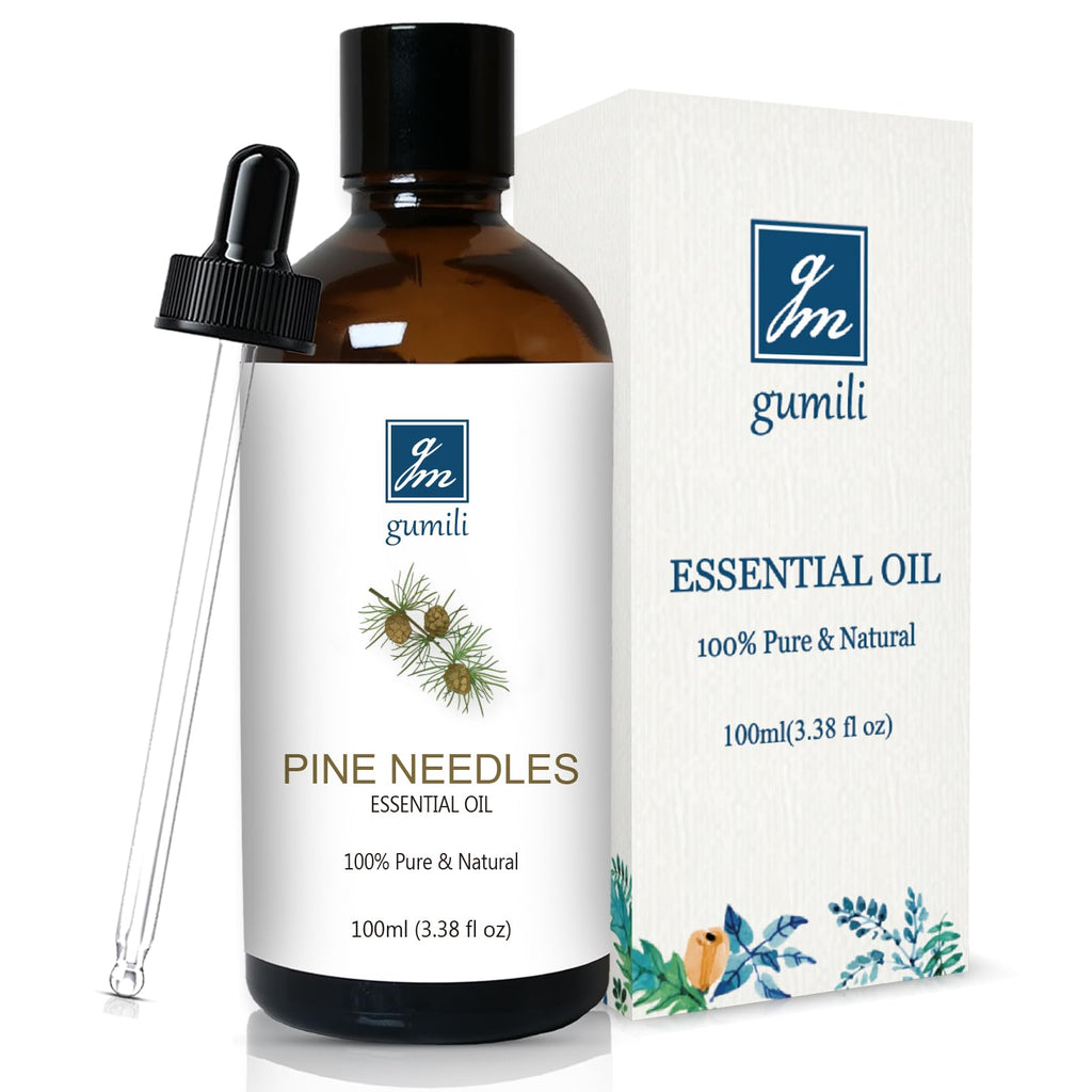 GM Gumili Pine Needle Essential Oil for Diffuser Home Cleaning Christmas - 100ml