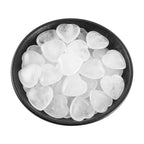 Nvzi Tumbled Polished Natural Quartz Crystals Heart Stones, Crystals and Healing Stones Quartz Bulk for Wicca, Reiki, Healing En