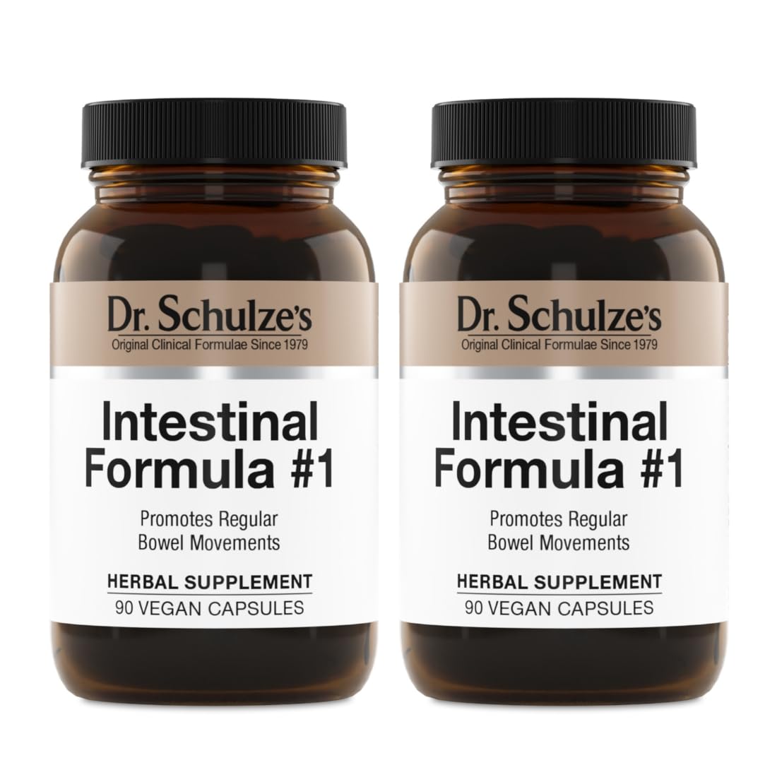 Dr. Schulzes Intestinal Formula #1 Colon Bowel Cleanse, 90 caps, 2 Count