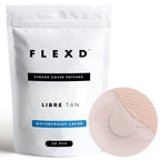 Flexd - Freestyle Waterproof Sensor Covers for Libre 2 & 3 - (30 Pcs) - Libre 3 Sensor Covers - CGM Adhesive Patches - Without A