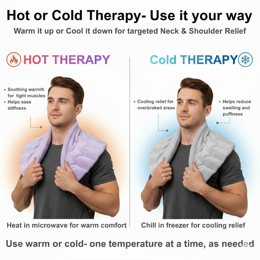 Soothing Herbal Neck & Shoulder Wrap – Hot/Cold Aromatherapy