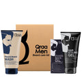 Qraa Beard Care Kit Mooch & Beard OilFor Hair Growth,Face And Beard Wash And Hair Styling Gel For Men (Set Of 3)