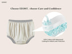 EEOST Adult Diaper Cover for Incontinence Noiseless Leak-Protection Underwear Waterproof Plastic Pants Rubber Pants Lightweight(