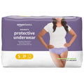 Amazon Basics Incontinence Underwear for Women, Protective, Disposable, Postpartum, Maximum Absorbency, Small, Lavender, 24 Coun