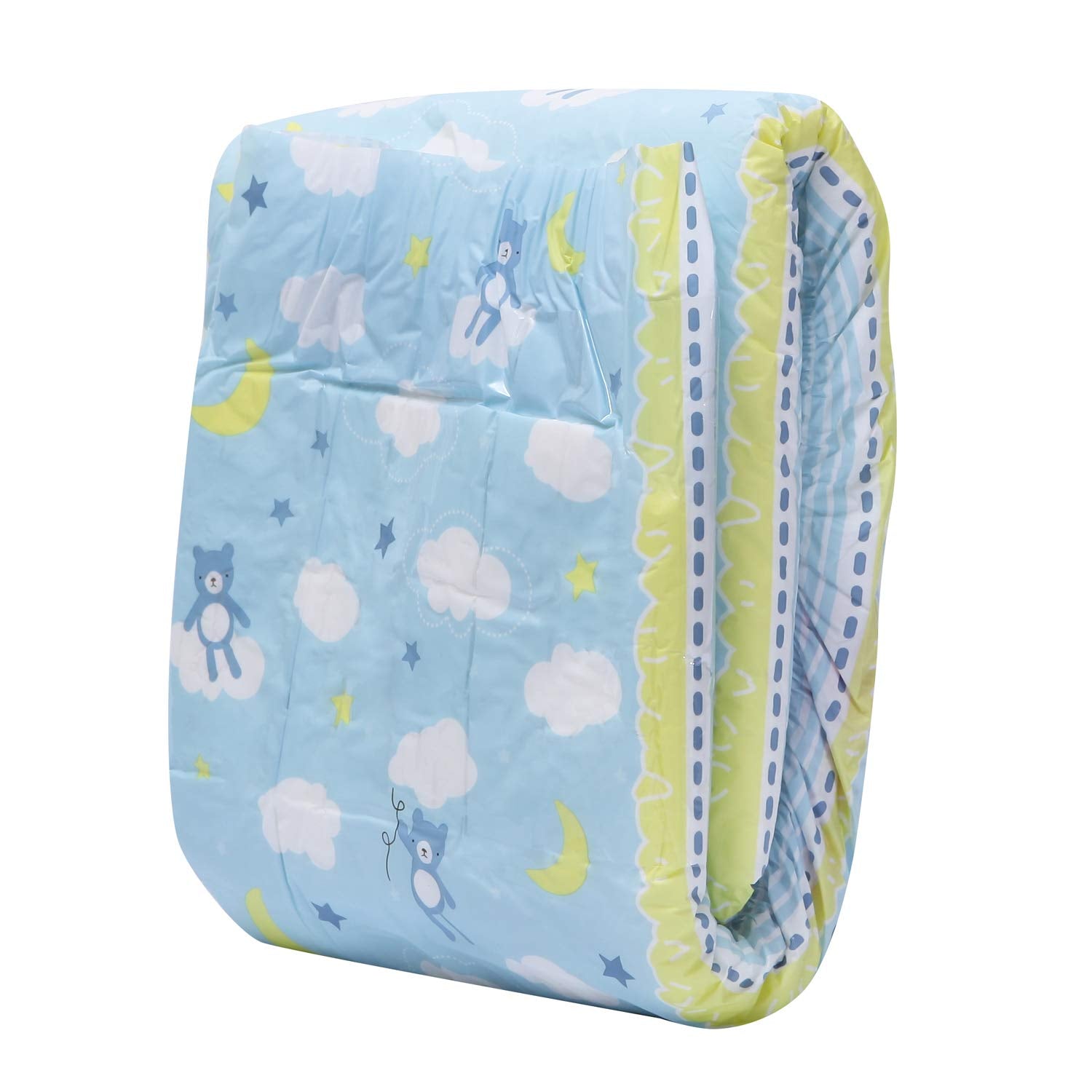 Littleforbig Adult Printed Diaper 10 Pieces - Little Dreamers (Large 36-46)