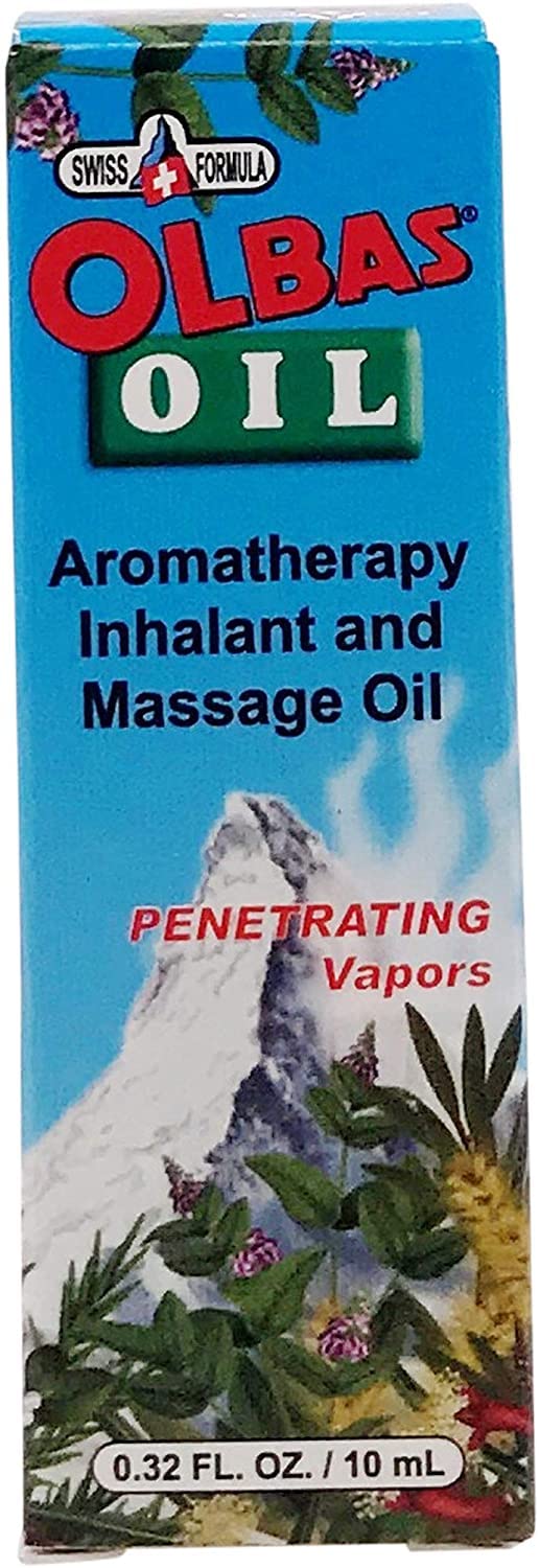 Olbas Therapeutic, Aromatherapy Inhalant and Massage Oil, 0.32 fl Ounces. Pack of 1 Bottle