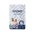 Amazon Brand  Solimo Adult Diapers Tape Style | Extra Large Xl Size | 10 Count | Waist 4857 Inch (122145 Cm) | Fast Absorptio