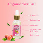 forvirness Natural Feminine Wash Yoni Oil Set, Vaginal Wash with Cleaning Factor, Yoni Wash for Women pH Balance,1 fl.oz Peach F