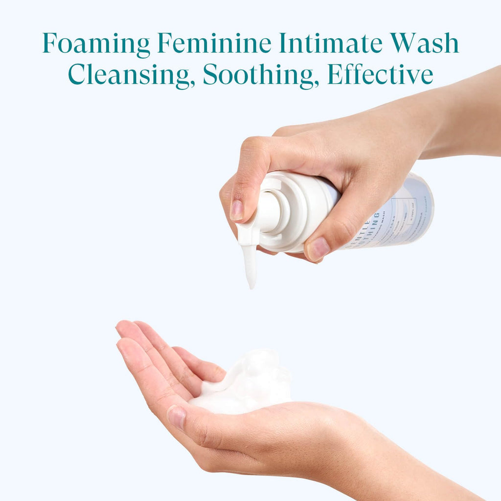 RPE Life Soothing Foaming Feminine Wash for Women, Gentle Plant-Based Body Wash for Sensitive Skin, Ph Balance - Vaginal Reduces